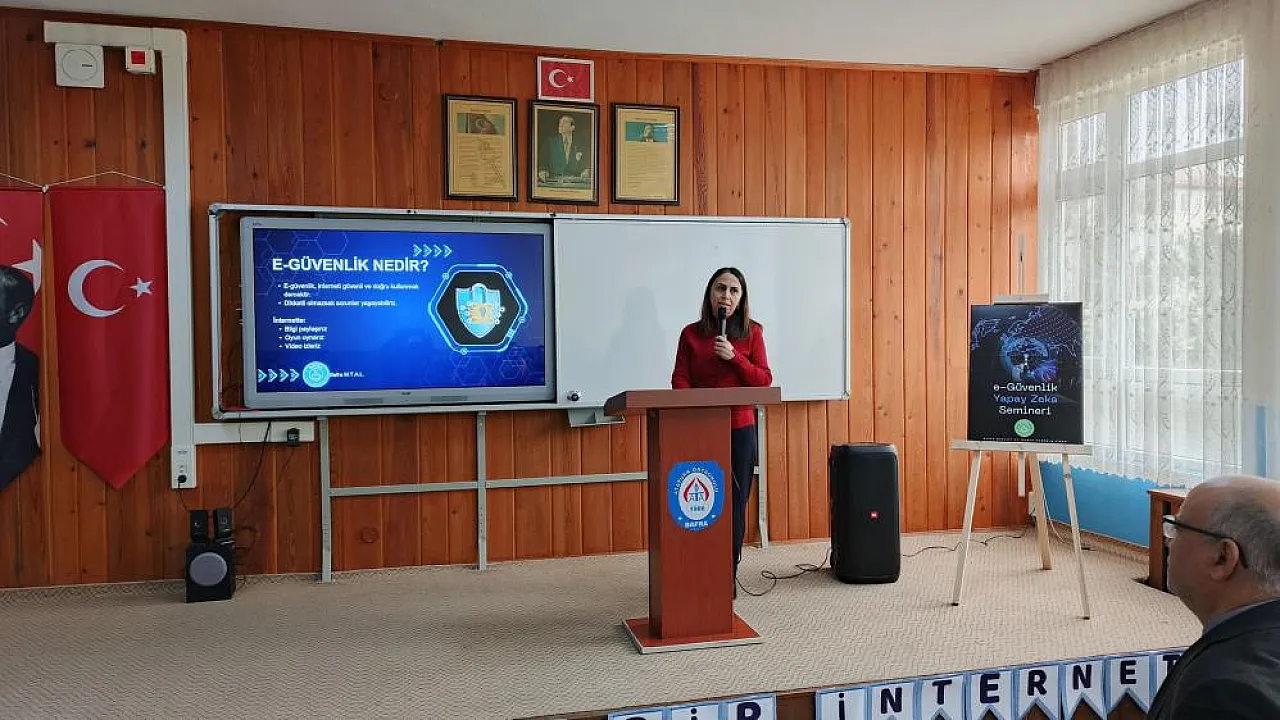 Bafra'da öğrencilere dijital eğitim