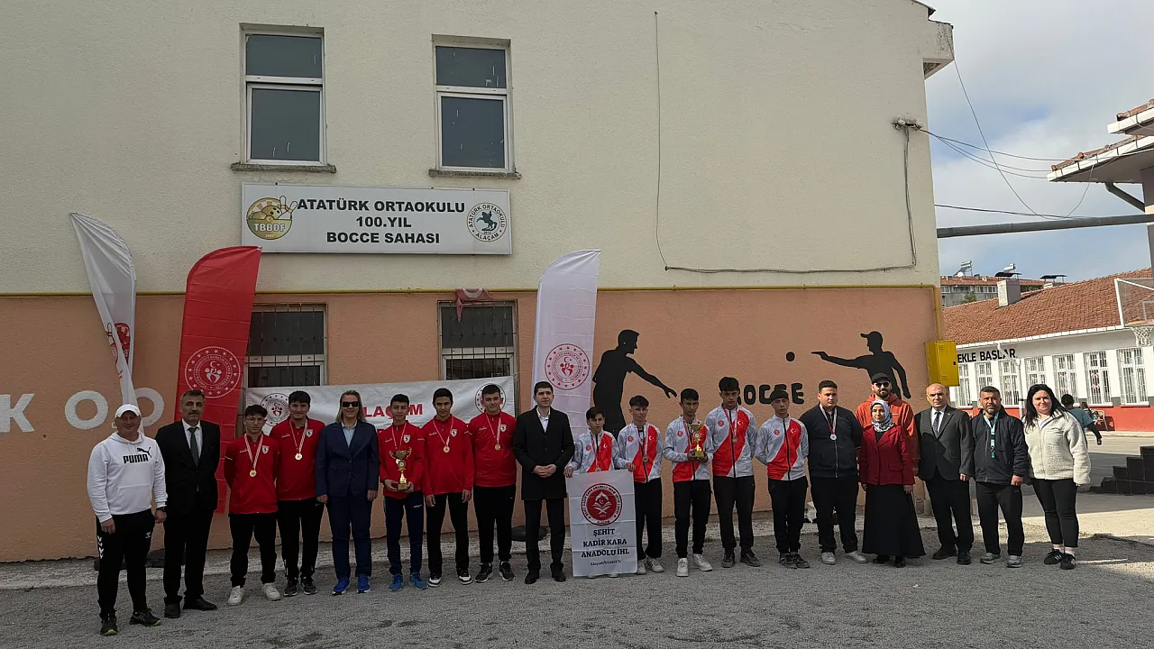 Okul Sporları Bocce İl Şampiyonası Alaçam'da tamamlandı