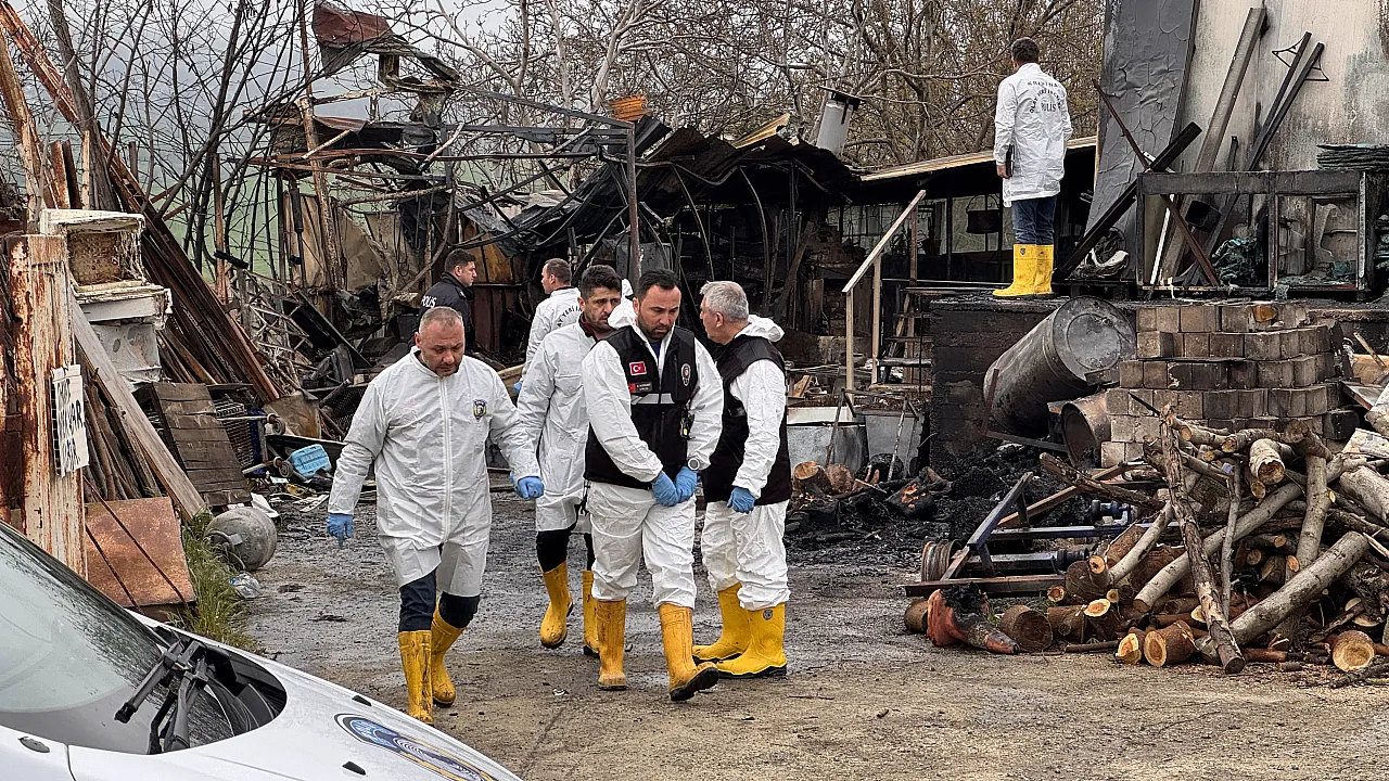 Samsun'da depo yangını söndürüldü