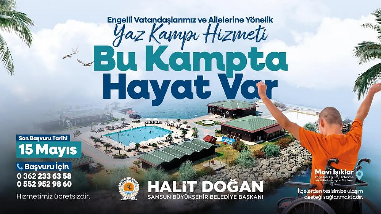 Samsun'da engellilere ücretsiz tatil fırsatı: Başvurular başladı