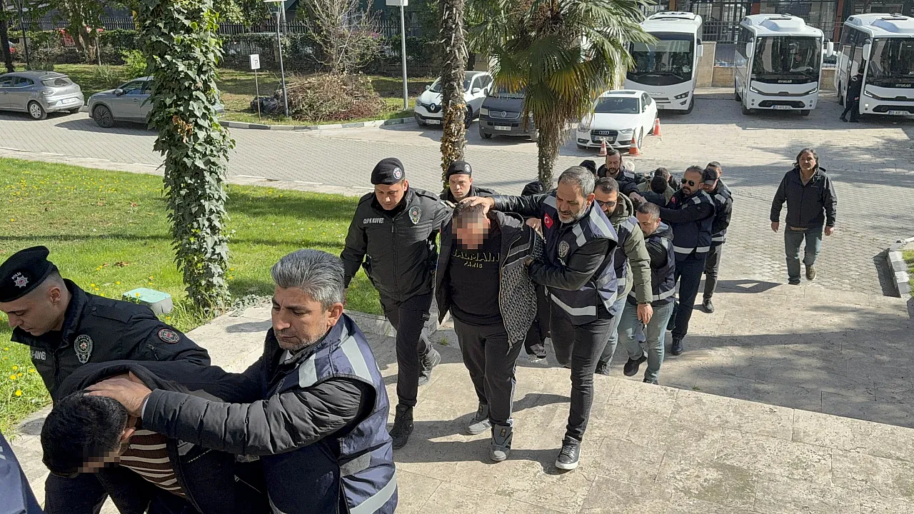 Samsun merkezli dev operasyon: Silahlı suç örgütüne darbe