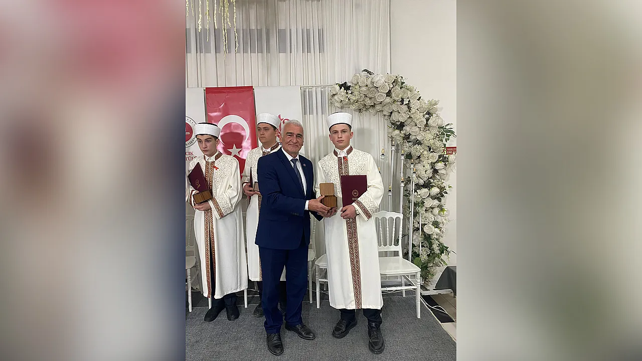 Ayvacık'ta hafızlık icazet programı düzenlendi