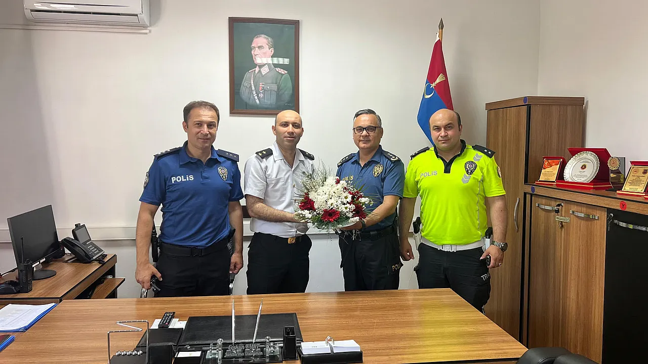 Çarşamba İlçe Emniyetten Jandarma'ya anlamlı ziyaret
