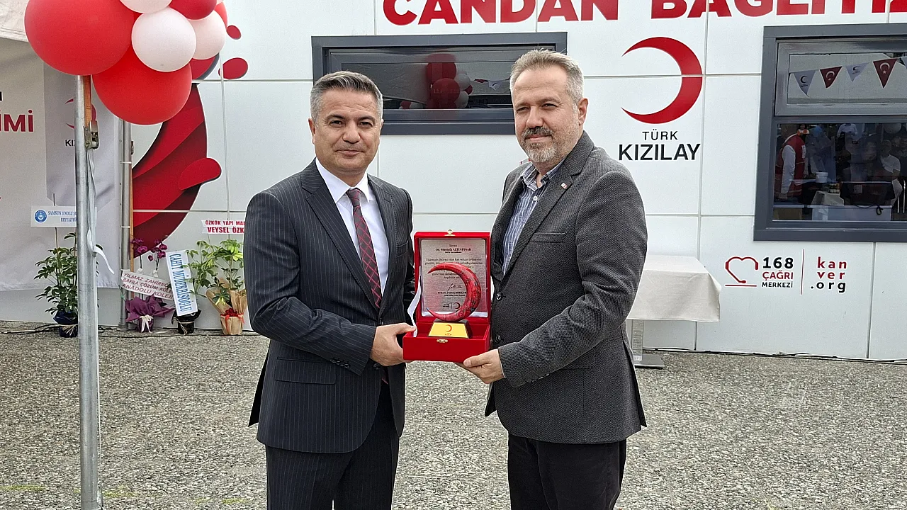 Türk Kızılay Bafra Hacı Nail Taşkın Kan Alma Birimi hizmete girdi