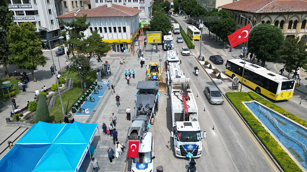 Çorum Belediyesi araç filosunu güçlendirdi