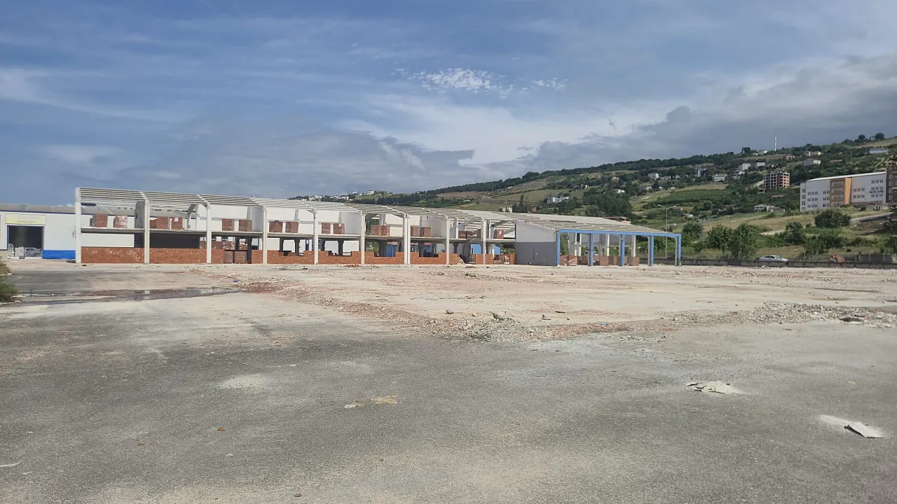 Samsun'da yeni otogar inşaatı sürüyor