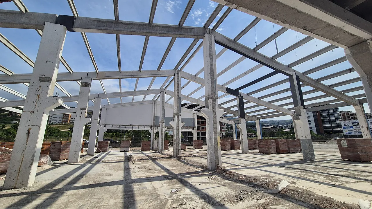 Samsun'da yeni otogar inşaatı sürüyor
