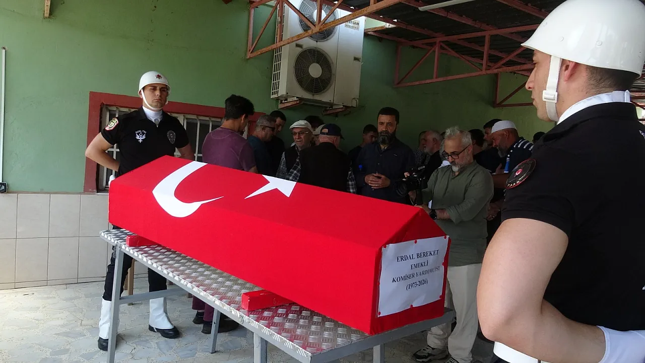 Feci kazada hayatını kaybeden emekli komiser toprağa verildi