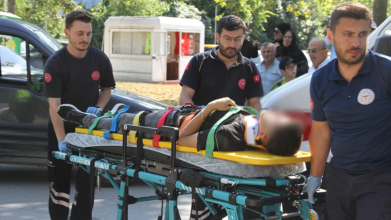 Çarşamba'da otomobille motosiklet çarpıştı: 1 yaralı