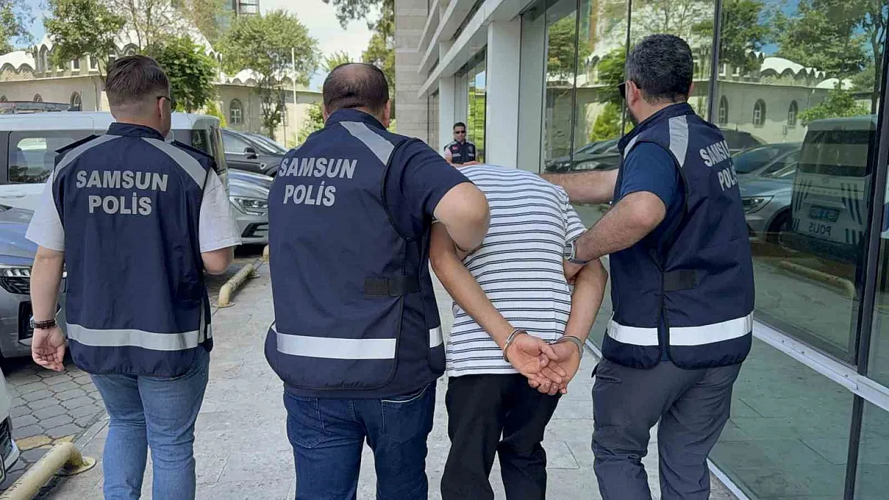 Samsun'da takip ettiği kadına cinsel saldırıda bulunan şahıs tutuklandı