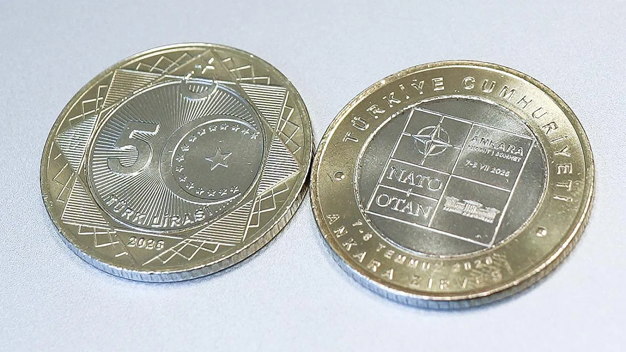 NATO Zirvesi anısına özel 5 liralık hatıra parası basıldı