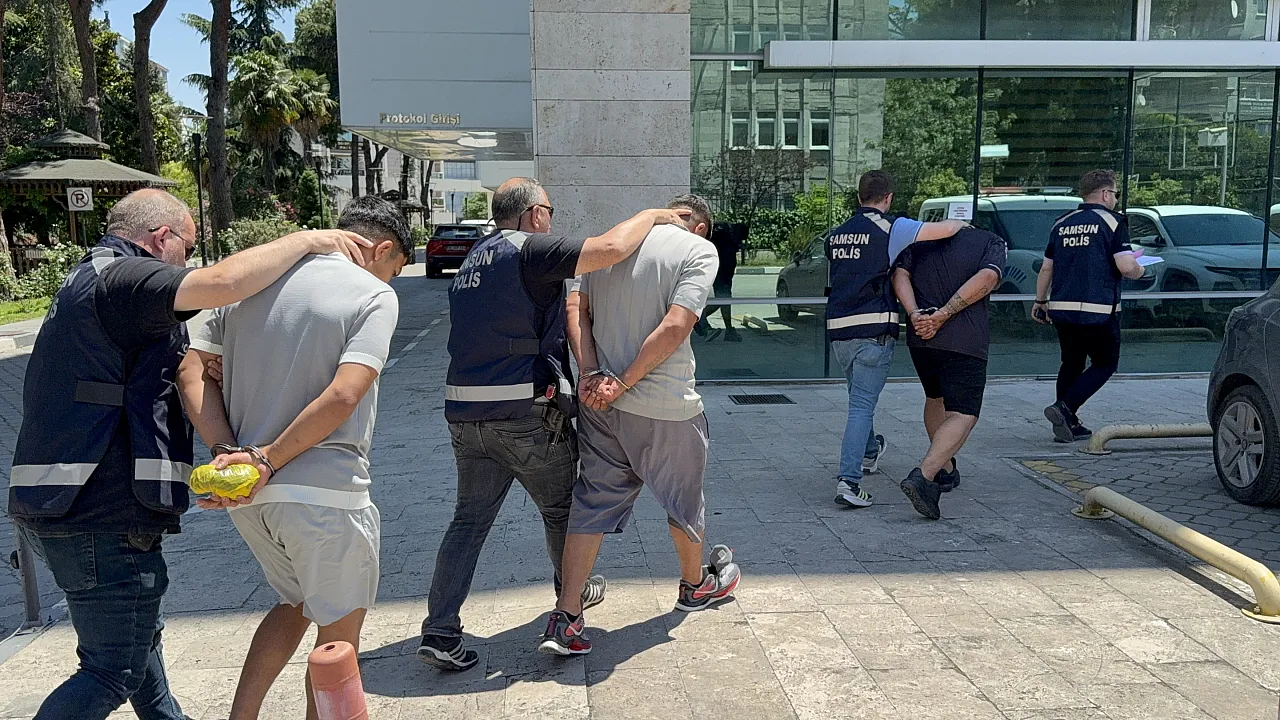 Samsun'da Silahlı Kavga: 3 Yaralı, 3 Şüpheli Adliyede
