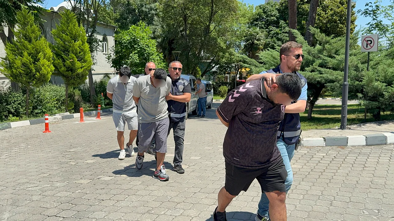 Samsun'da Silahlı Kavga: 3 Yaralı, 3 Şüpheli Adliyede