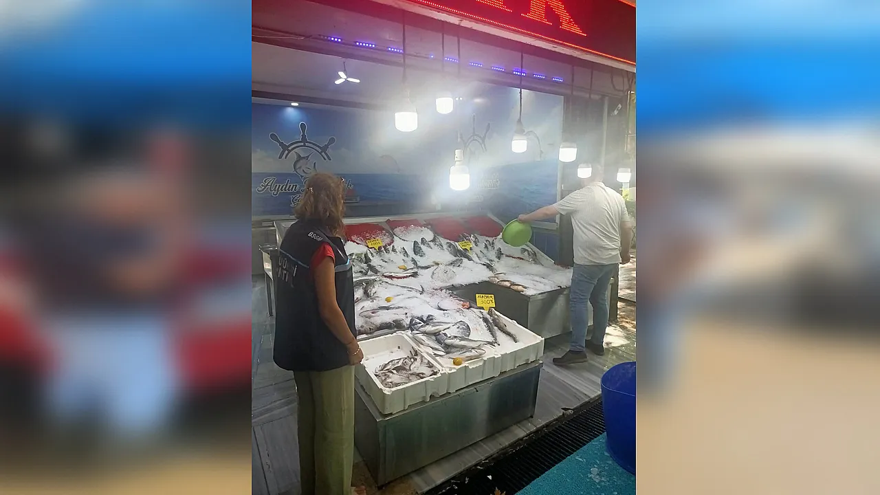 Çarşamba'da su ürünleri satış noktalarına denetim