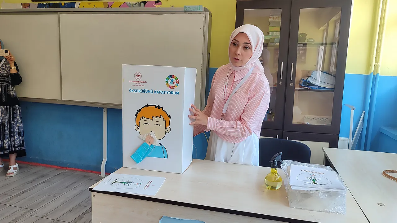Salıpazarı'nda mevsimlik tarım işçilerinin çocuklarına sağlık taraması