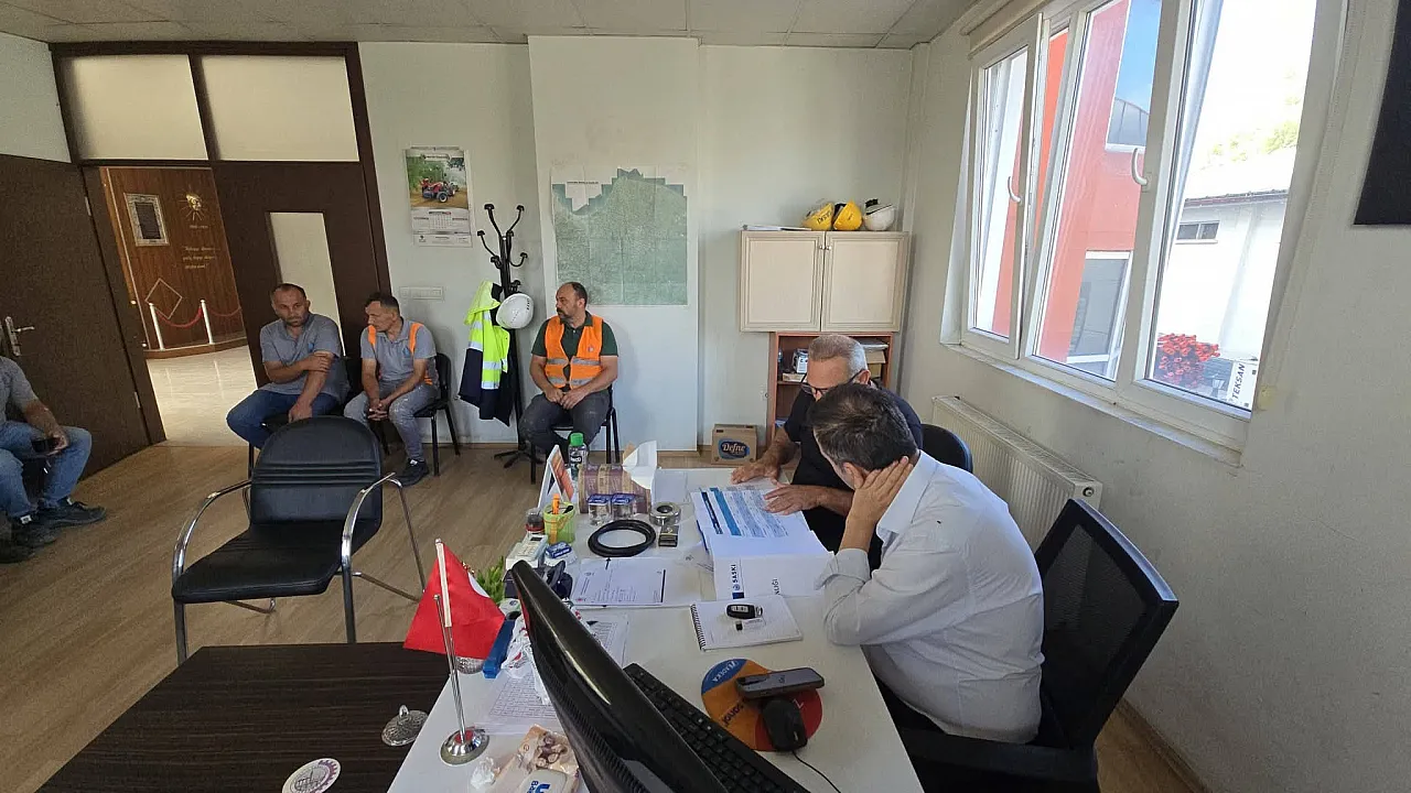 AK Parti Çarşamba İlçe Başkanı Güneş'ten SASKİ'ye ziyaret