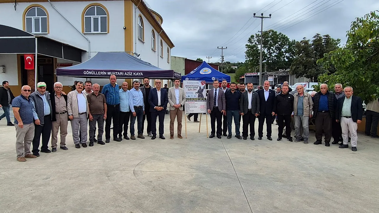 Alaçam'da Ahilik Haftası'nda ahi pilavı ikramı