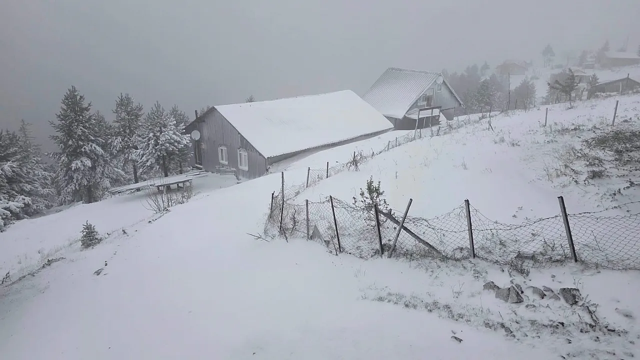 Düzce yaylalarında kar kalınlığı 20 santimetreye ulaştı
