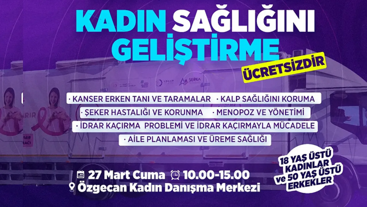 Samsun'da ücretsiz sağlık taraması programı düzenlenecek
