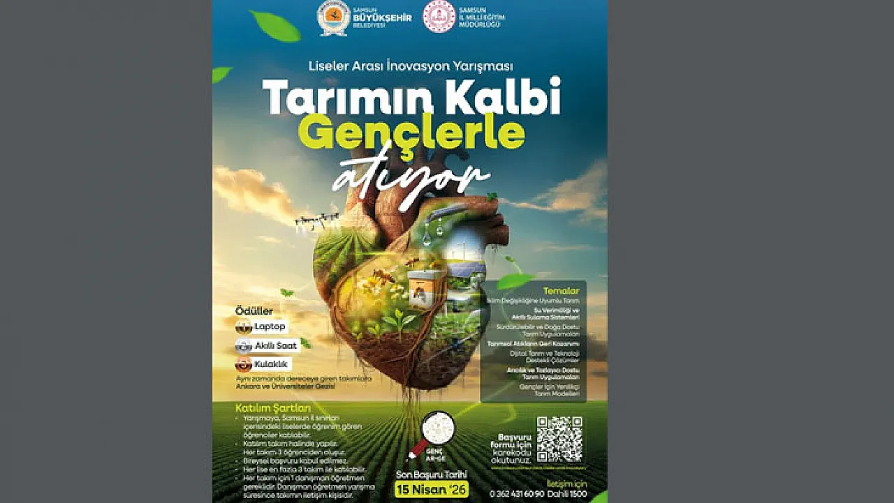 Tarımın kalbi gençlerle atıyor: Liseliler inovasyon yarışmasında buluşuyor