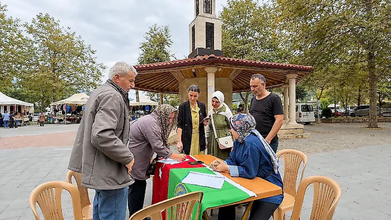 Samsun Ayvacık'ta fındık kotası için imza kampanyası
