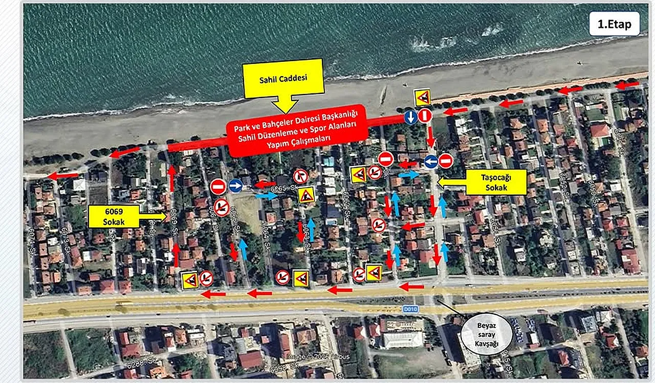 Samsun'da sahil yolu trafiğe kapanıyor: 300 bin metrekarelik dev düzenleme başlıyor