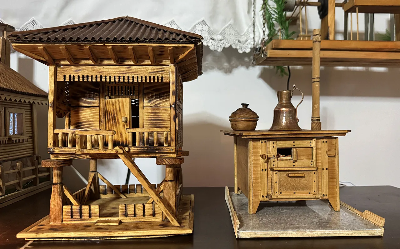 Atık ahşabı sanat eserine dönüştürüyor: Emekli olduktan sonra başladığı hobi tutkuya dönüştü