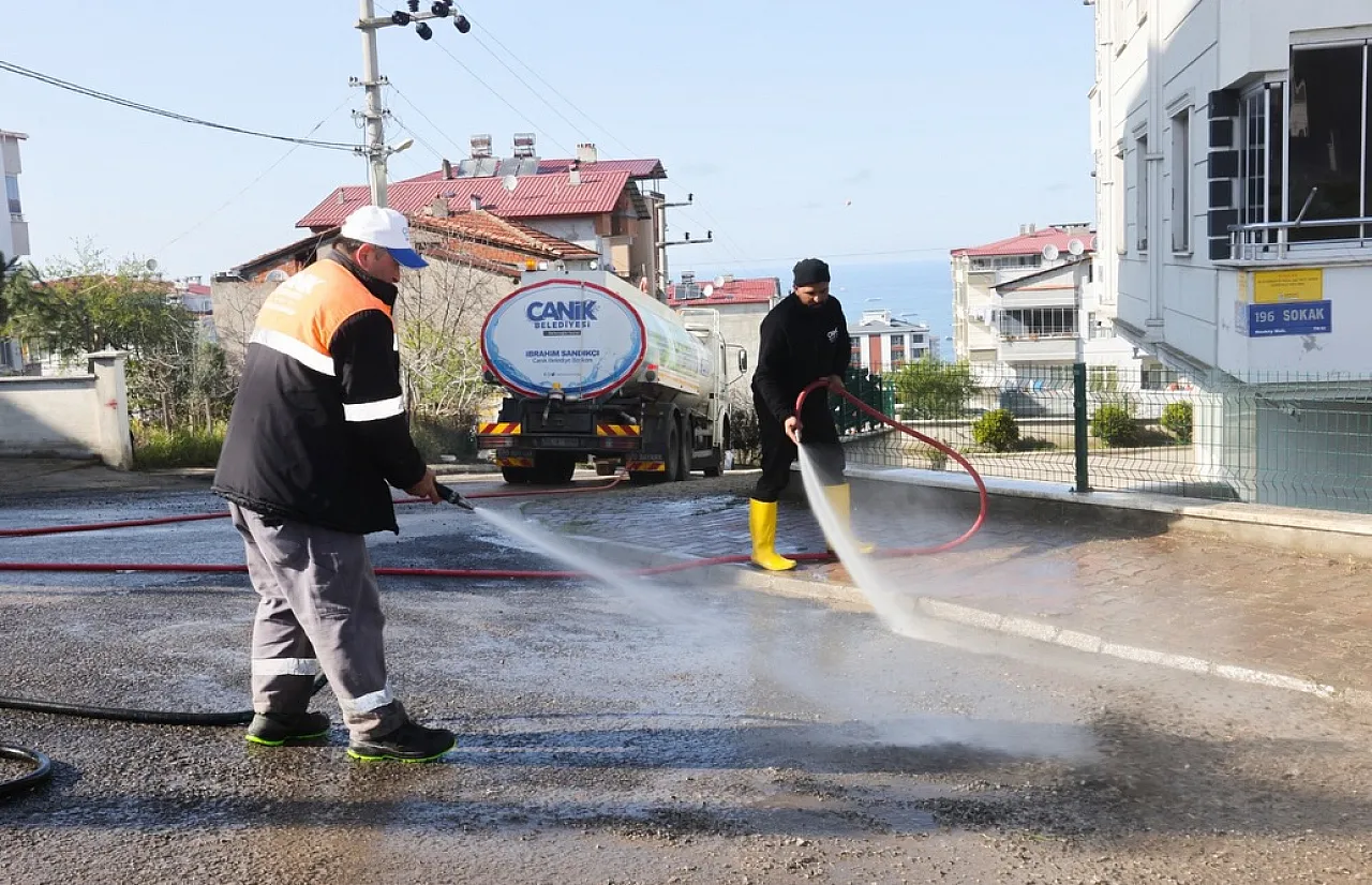 Canik'te Sokaklar pırıl pırıl!