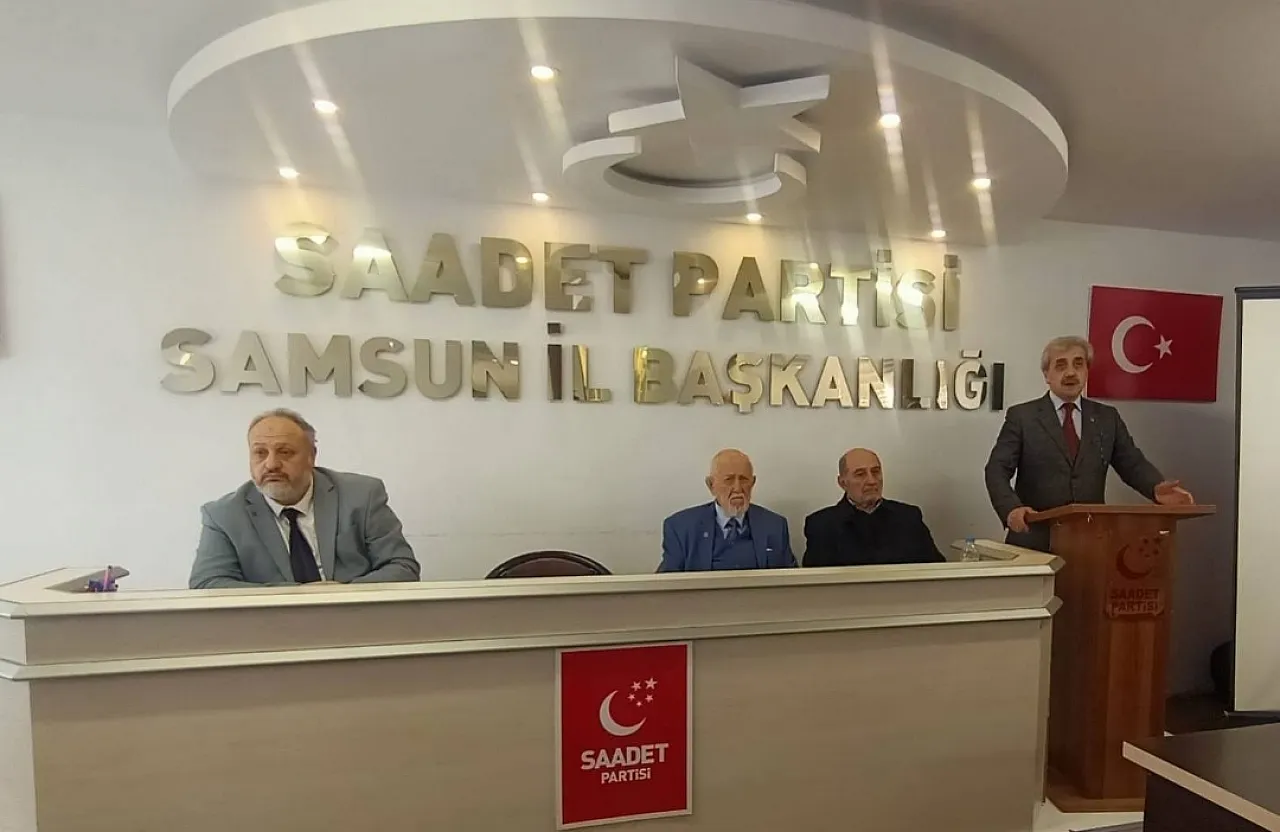 Saadet Partisi Samsun'da Bayramlaşma Programı Düzenledi
