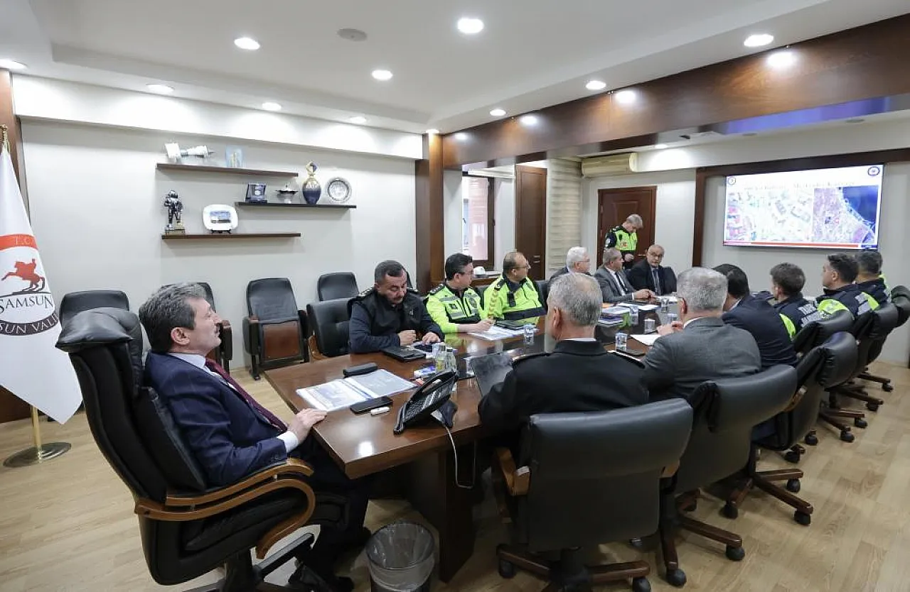 Samsun'da okul çevrelerinde trafik güvenliği artırılıyor