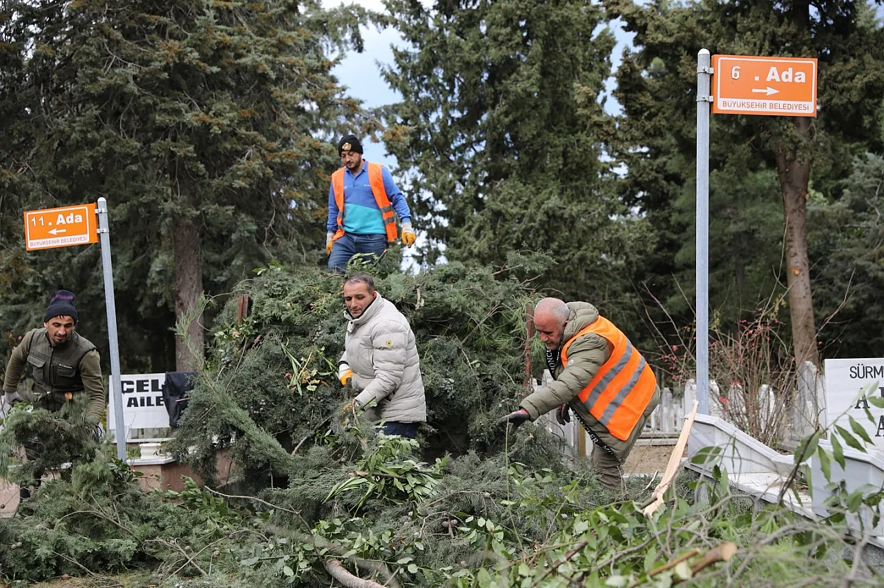 Samsun'da Kıran ve Asri mezarlıkları artık daha düzenli
