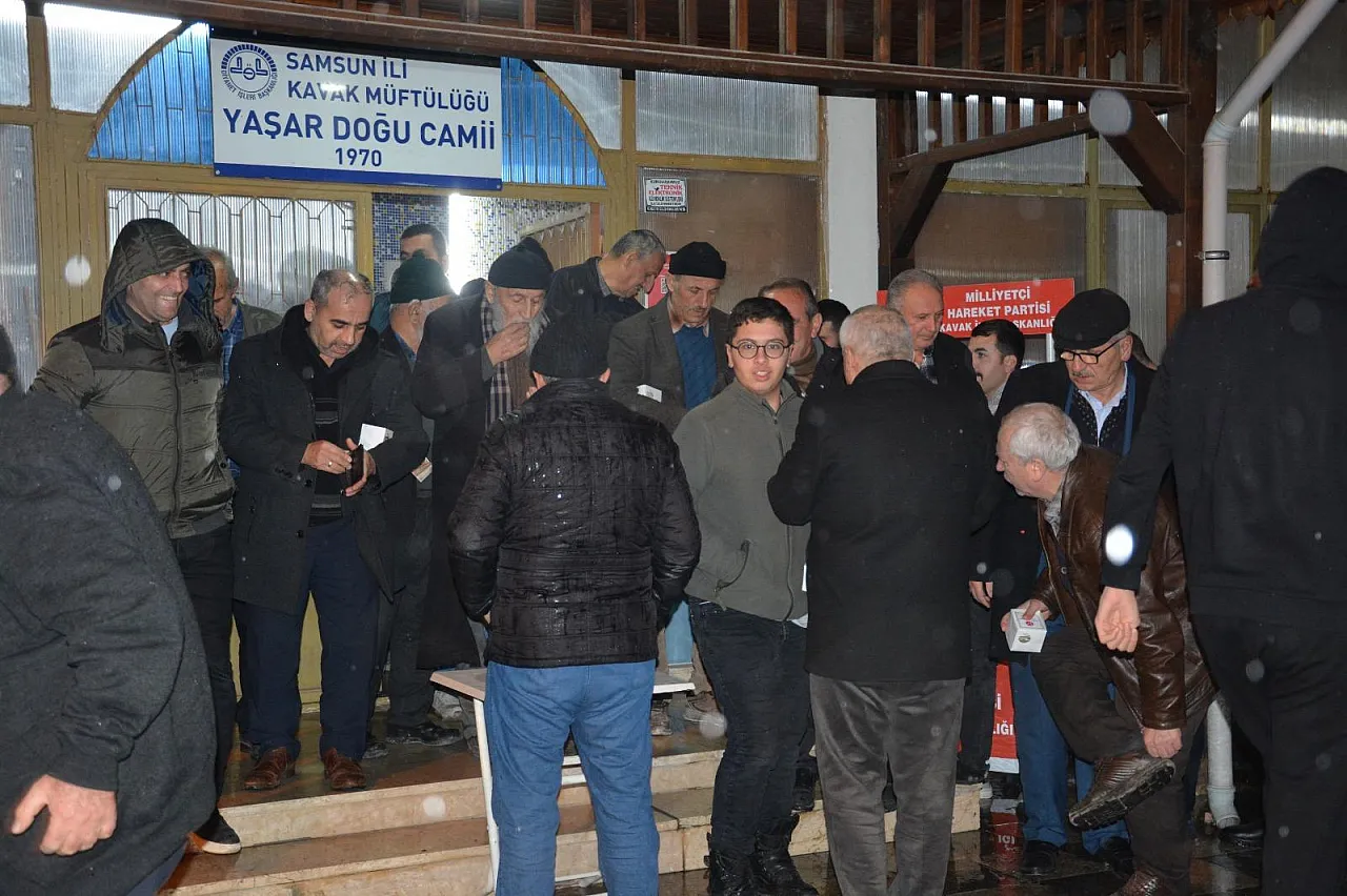 Havza ve Kavak'ta Berat Kandili İdrak Edildi