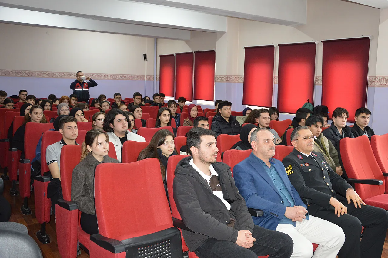 Havza Fen Lisesi'nde Jandarma heyecanı