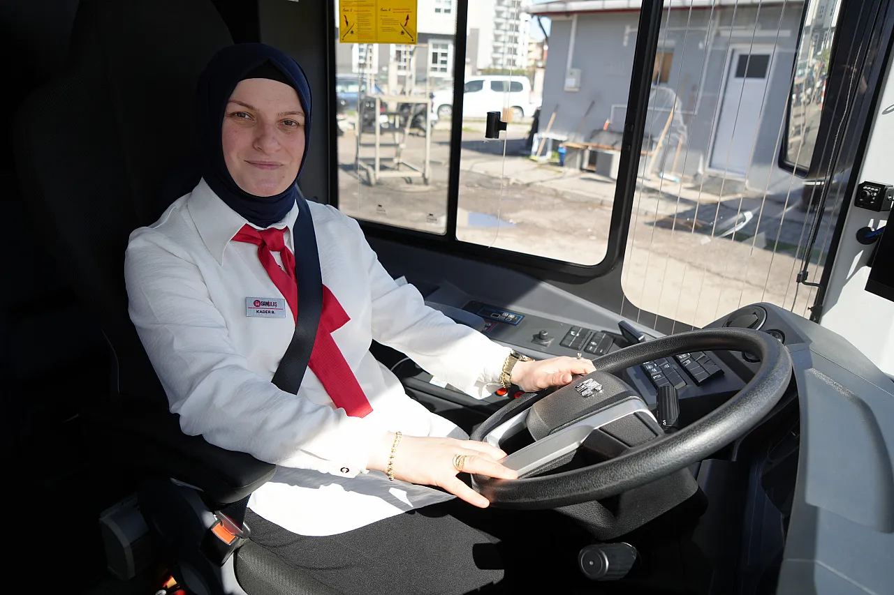 Samsun'da kadın şoförler ilham kaynağı