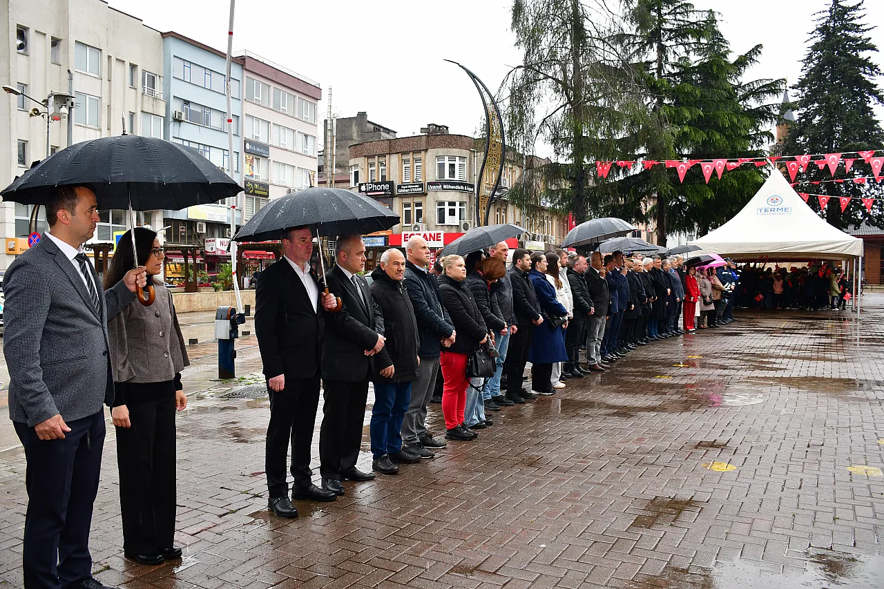 Terme'de 23 Nisan coşkusu
