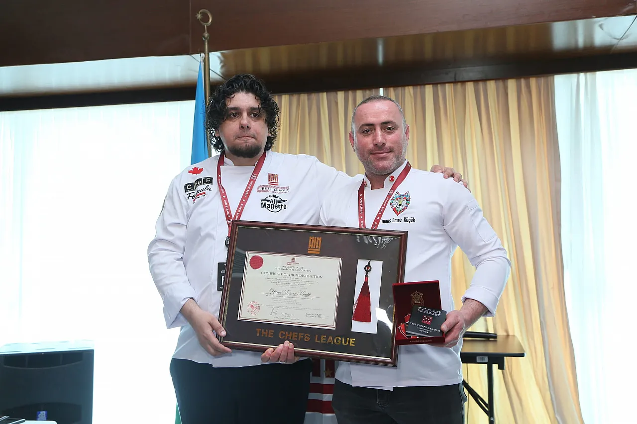 Çarşambalı Şef Yunus Emre Küçük, Bakü'de ikinci oldu
