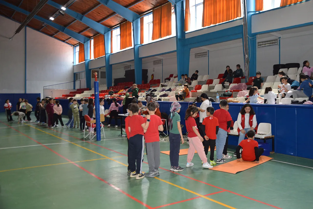 Havza'da 399 öğrenci sportif yetenek taramasından geçirildi