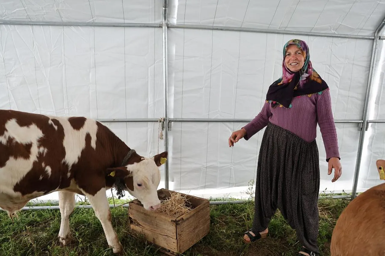 Hayriye Teyze'nin yüzü devlet desteğiyle güldü