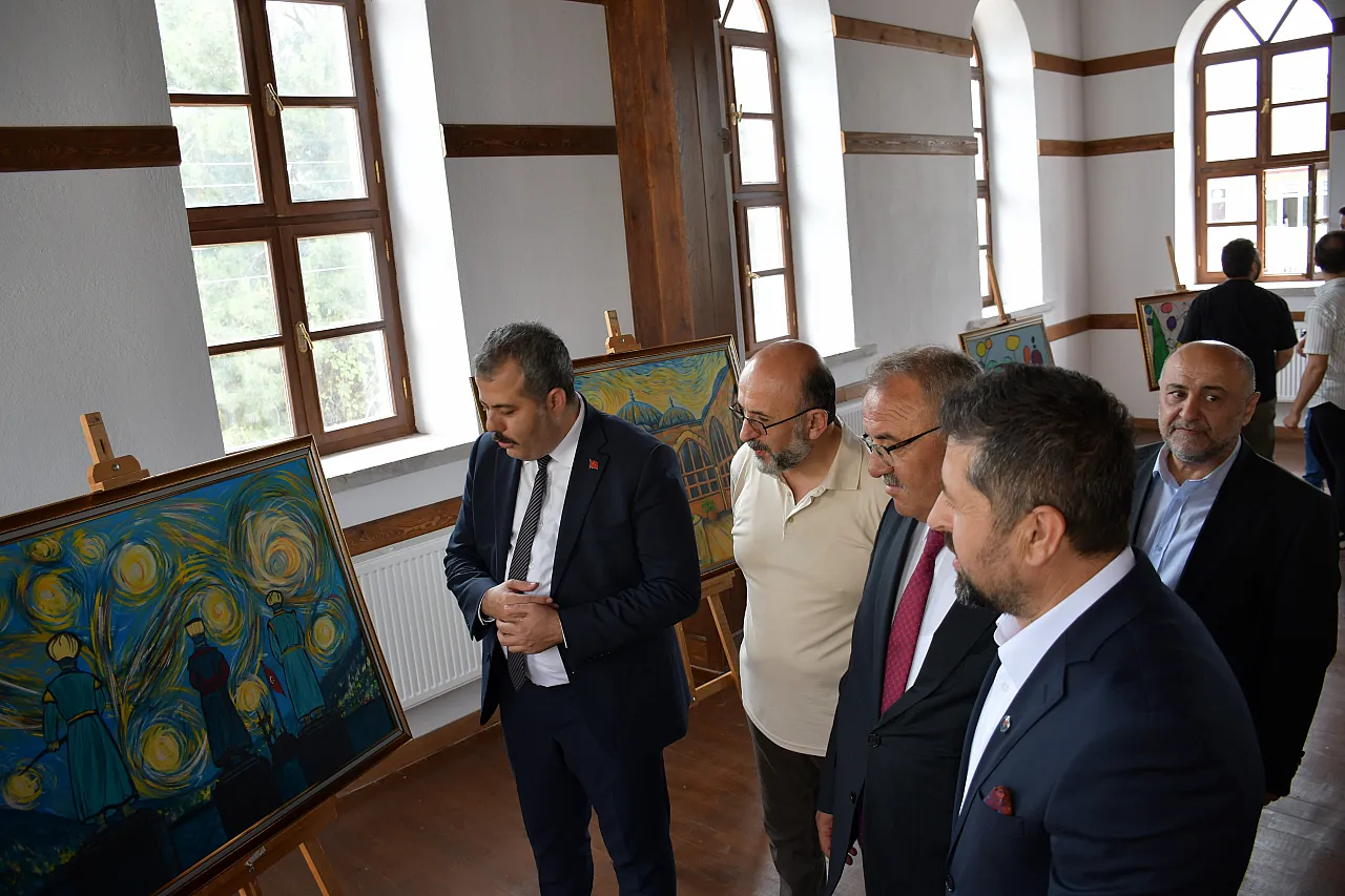 Vezirköprü'de sanatla engelleri aştılar