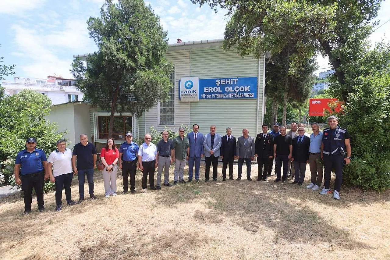 Canik'te 15 Temmuz'da Destanlar Müzesi ziyaret edildi