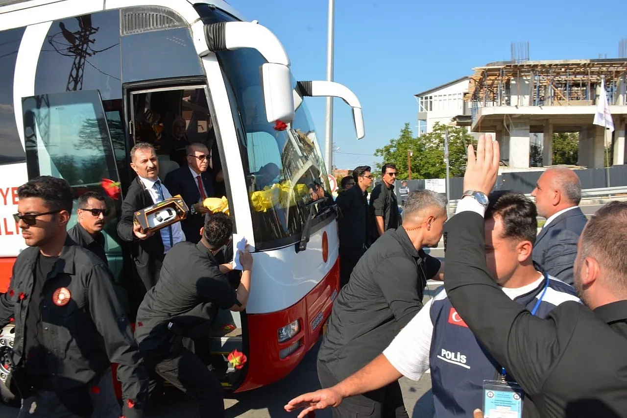 Canik'te Cumhurbaşkanı Erdoğan'a yoğun ilgi
