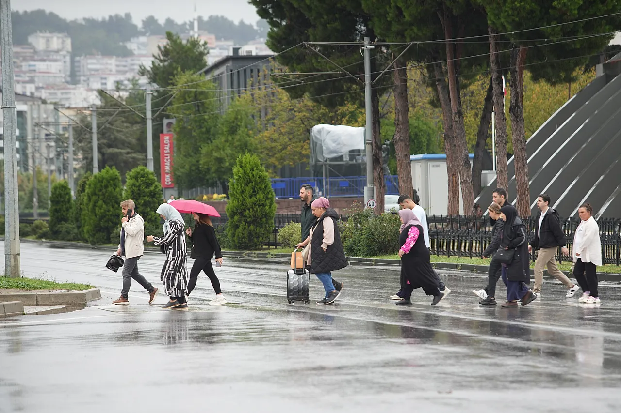 Samsun'da güz yağmurları sonbahar serinliğini getirdi
