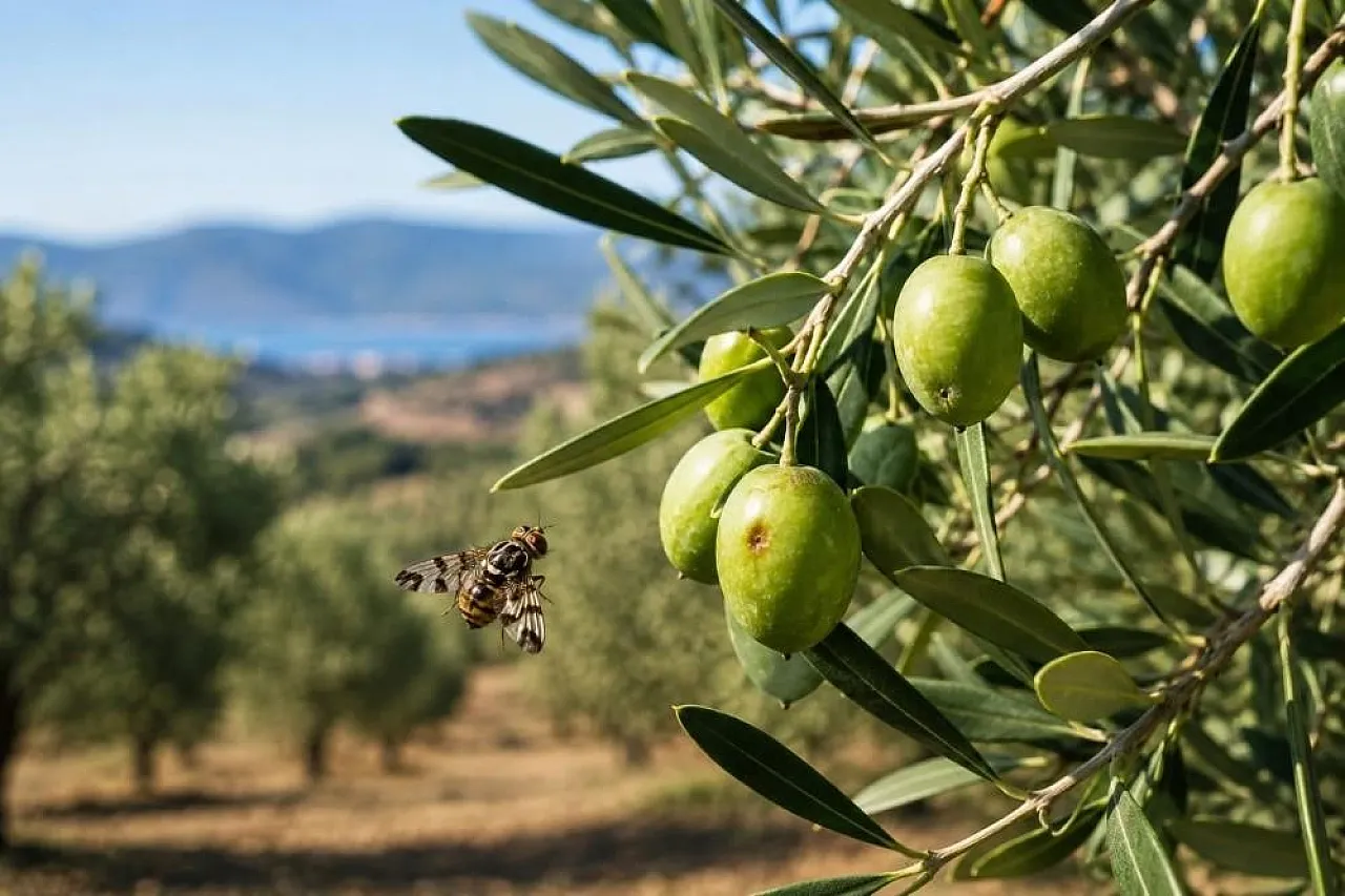 Salihli'de zeytin üreticilerine sinek uyarısı
