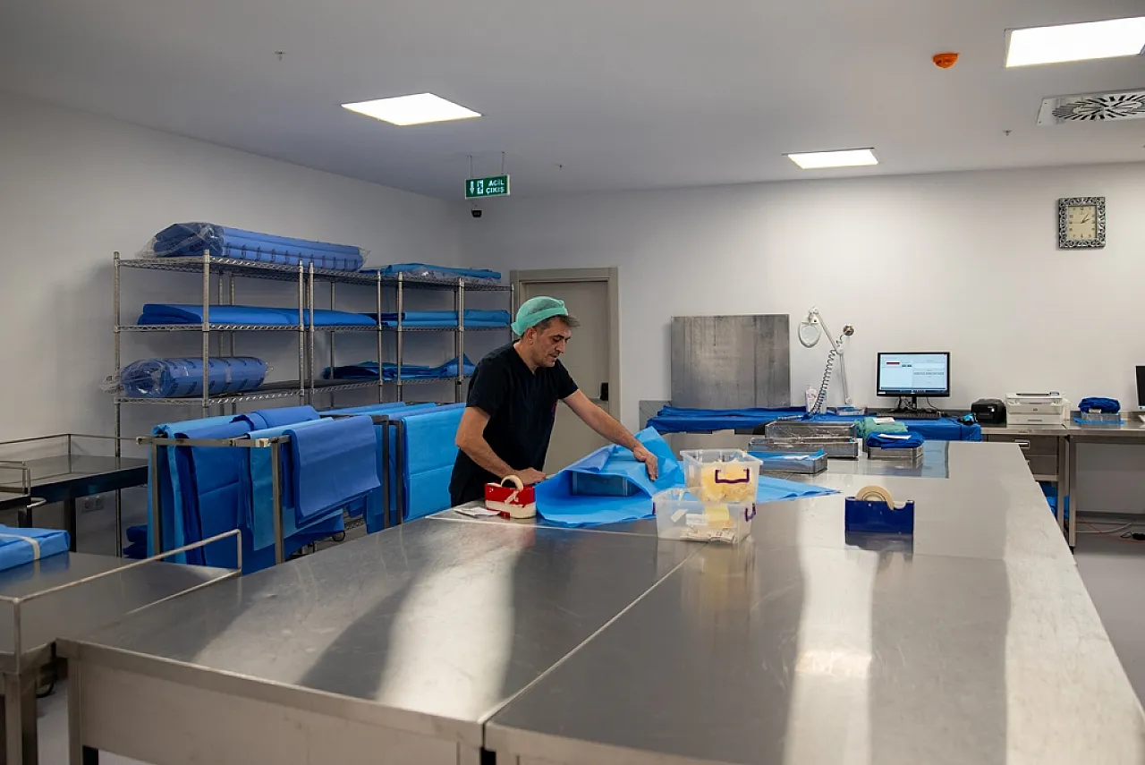 OMÜ Tıp Fakültesi Hastanesi'nde merkezi sterilizasyon birimi yenilendi