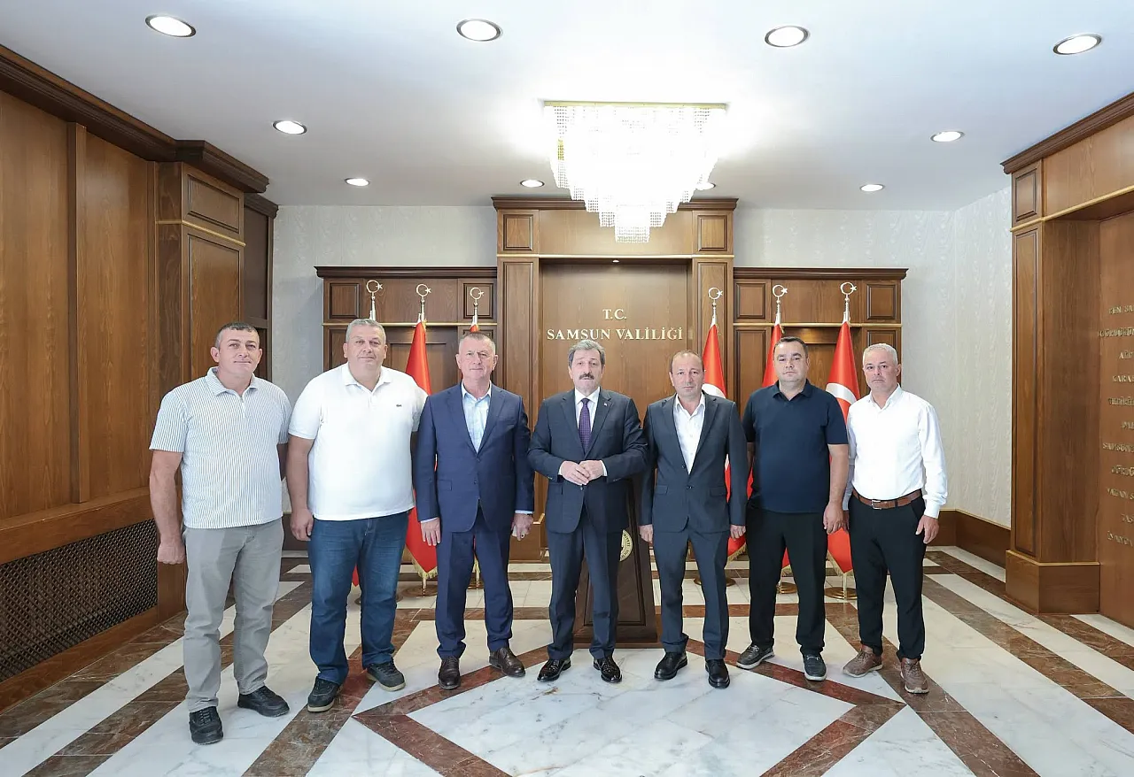 Çarşambalı üreticiler taleplerini Vali Tavlı'ya iletti