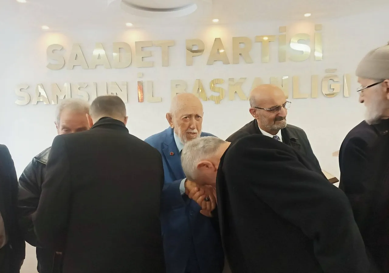 Saadet Partisi Samsun'da Bayramlaşma Programı Düzenledi