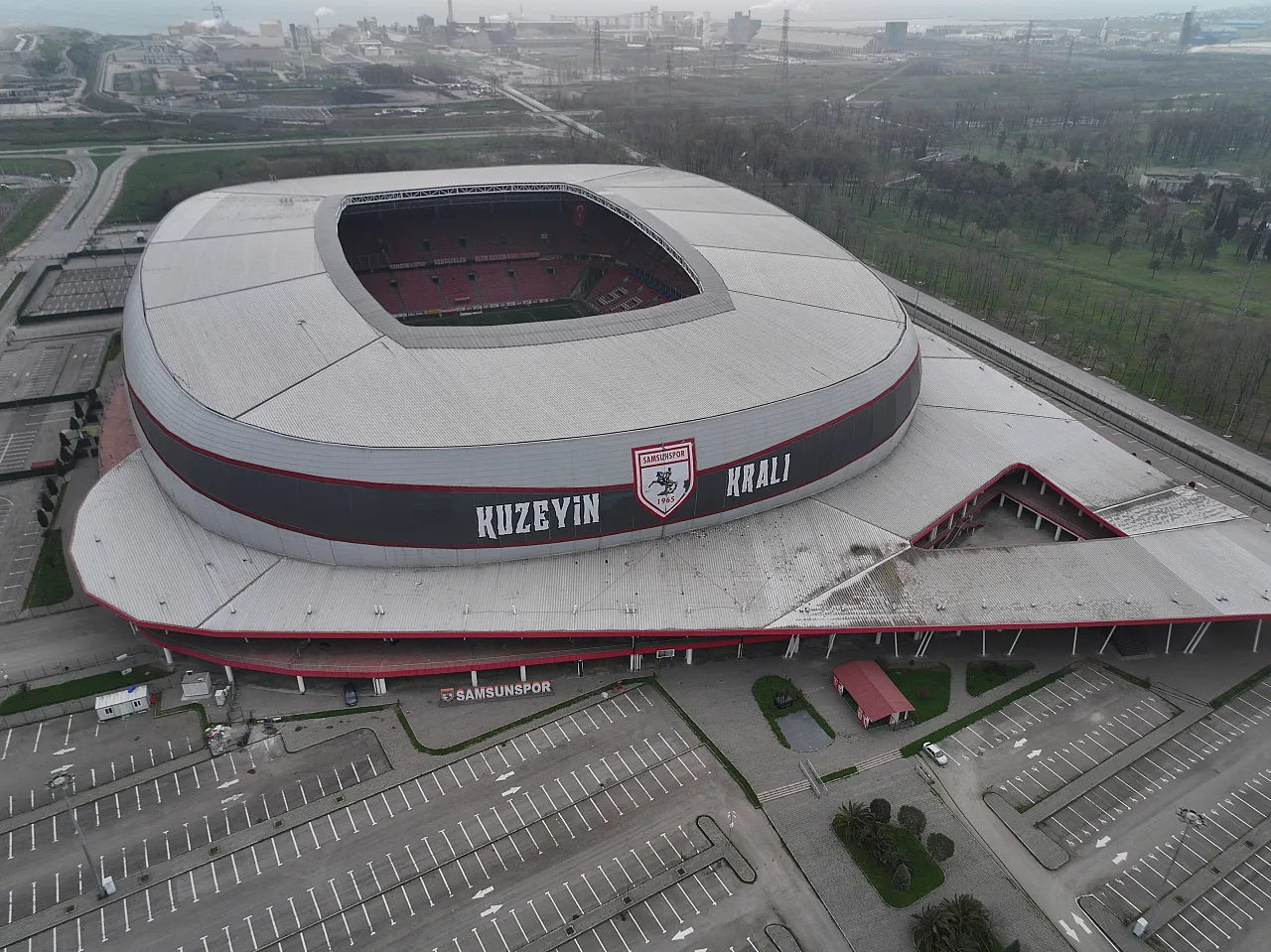 Süper Lig statları havadan görüntülendi