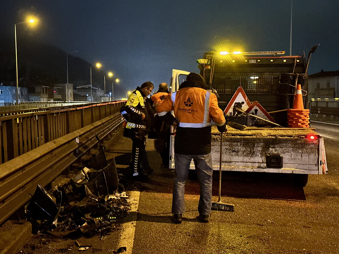 Samsun'da Zincirleme Kaza: 8 Araç Birbirine Girdi