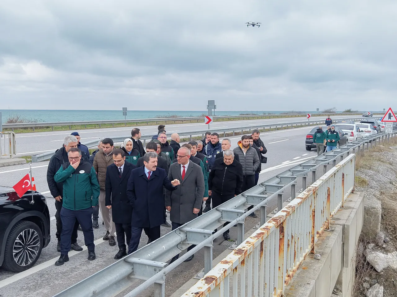 Vali Tavlı, Yakakent OSB'de ıslah çalışmalarını inceledi