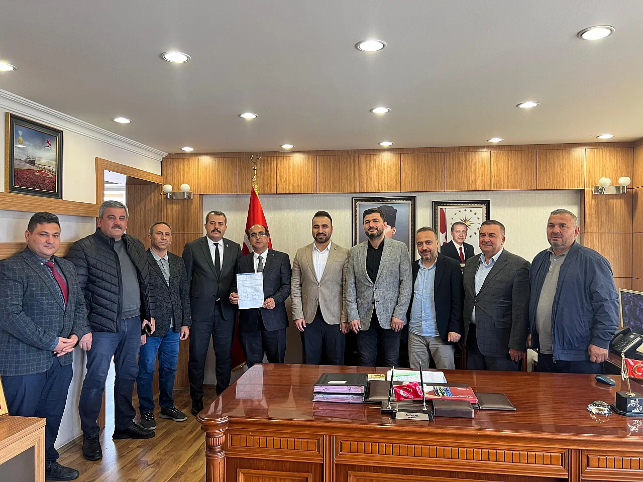 Vezirköprü OSB'de çarklar dönmeye başladı